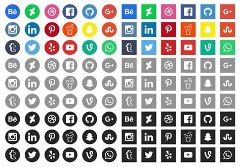 The 25 Best Free Beautiful Social Media Icon Packs In 2018