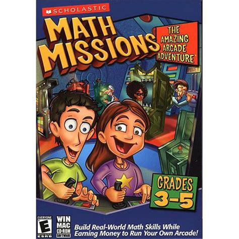 Scholastic 216061 Math Missions The Amazing Arcade Adventure Grades 3