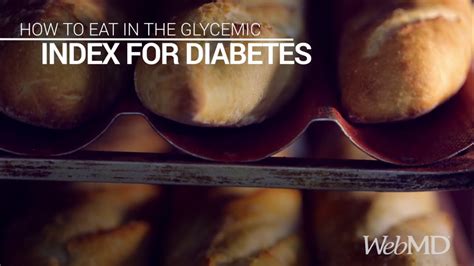 How To Use The Glycemic Index Webmd Youtube
