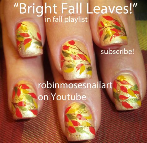 Nail Art By Robin Moses Fall Nail Designs Fall Designs Fall Nail