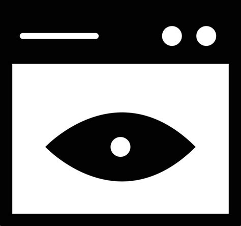 Privacy Mode Icon In Black And White Color 24504207 Vector Art At Vecteezy