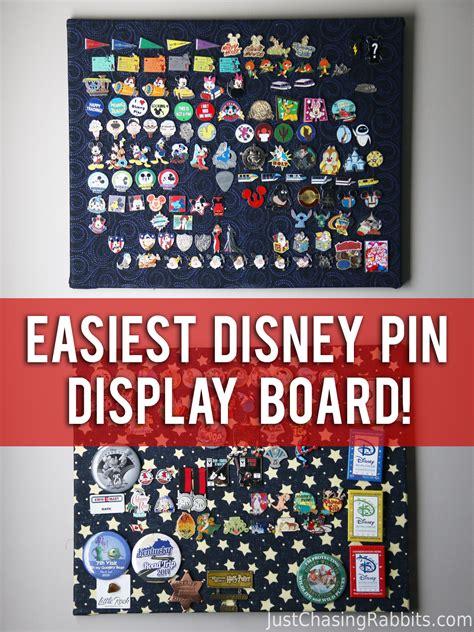 Over 3 hours since park opening and rotr has not started boarding. DIY The Easiest Disney Pin Display Board | Just Chasing ...