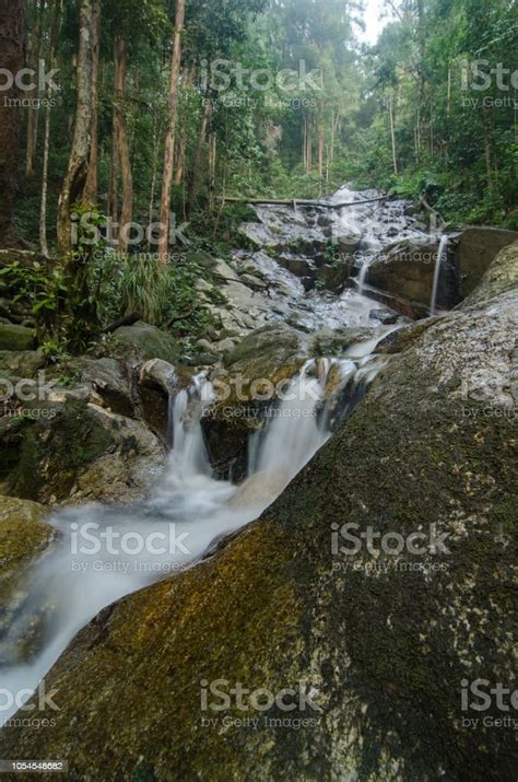 Beautiful In Natureamazing Cascading Tropical Waterfall Surrounded By