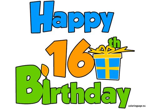 Clipart 16th Birthday 10 Free Cliparts Download Images On Clipground 2023