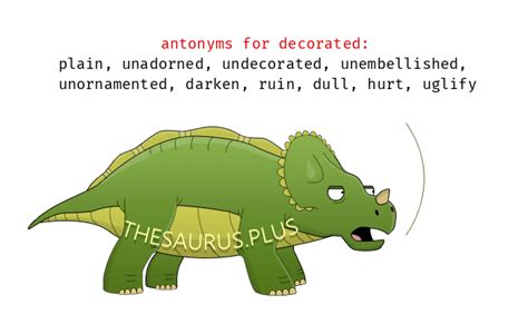 Synonym.com is the web's best resource for english synonyms, antonyms, and definitions. 16 Decorated Antonyms. Full list of opposite words of ...