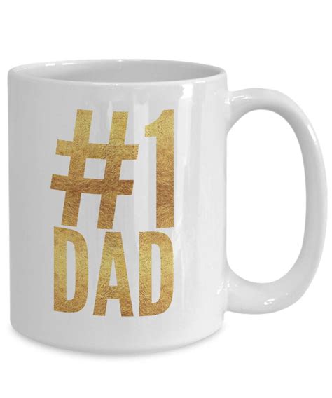 Number One Dad 1 Dad Dad Coffee Mug 2 Sizes Available Etsy
