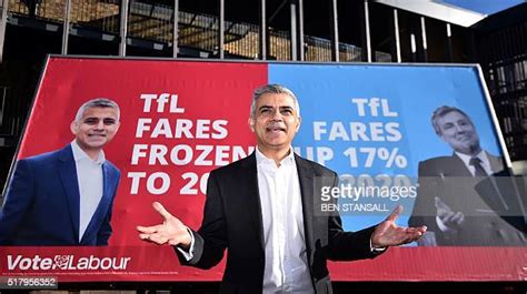 Labour London Mayor Candidate Launches Poster Campaign Photos And