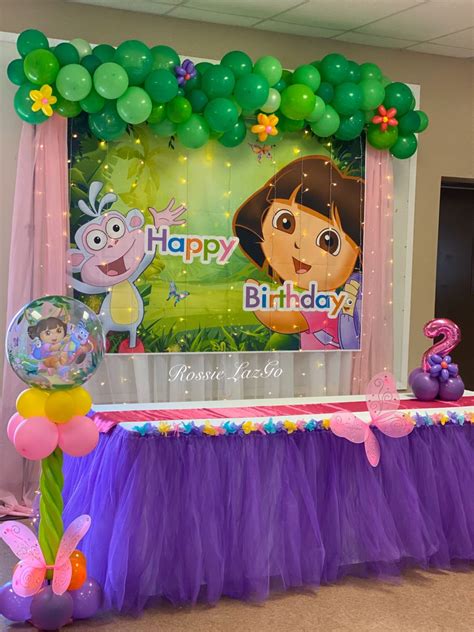 Dora Birthday Cake Explorer Birthday Party Twin Birthday Parties
