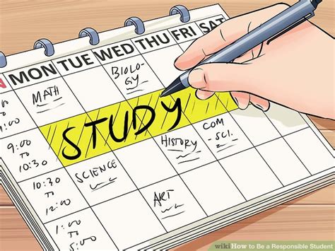 How To Be A Responsible Student With Pictures Wikihow