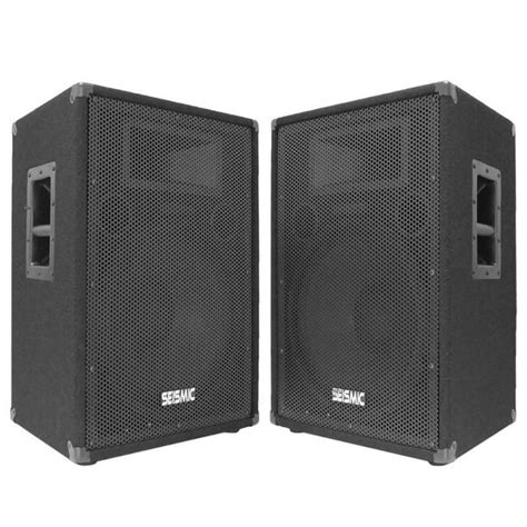 Seismic Audio New Pair 15 Pa Speakers Djband Speaker Fl 15p