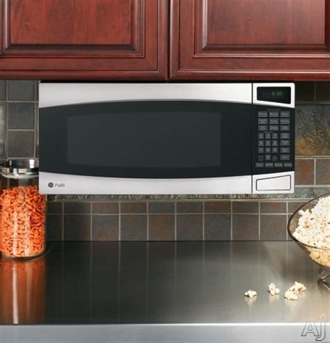Ge Pem31smss 10 Cu Ft Countertop Microwave Oven With 800 Watts 10