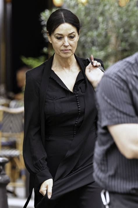 Monica Bellucci Looks Stylish All In Black In Paris 03 Gotceleb