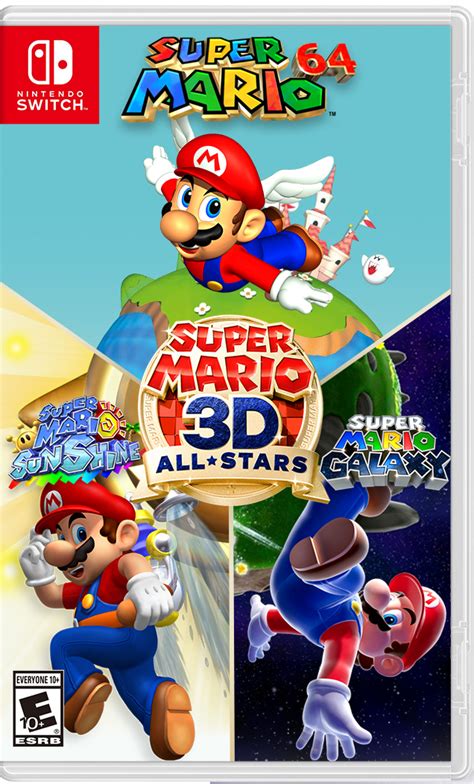 Made My Own Front Cover Art For Super Mario 3d All Stars