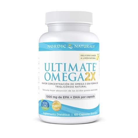 Nordic Naturals Ultimate Omega 2x 60 Cápsulas Blandas Vitapoint Perú