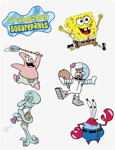 Svg Black And White Spongebob Vector Character Spongebob Squarepants