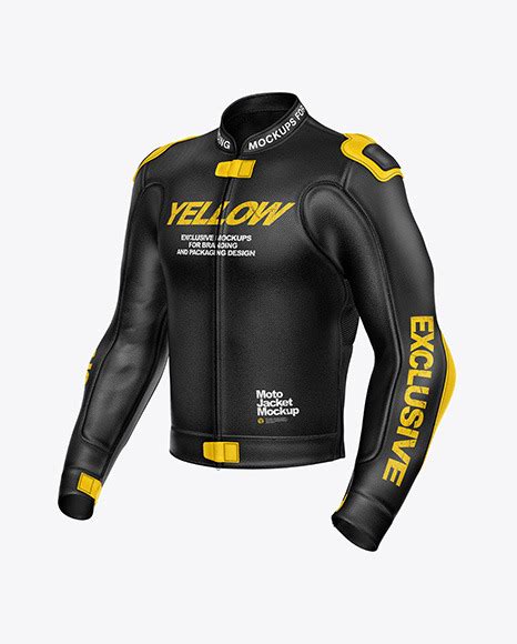 Download Motorcycle Racing Leather Jacket Mockup in Apparel Mockups ...