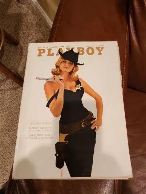 Playboy Magazine June Playmate Kelly Burke Girls Of Texas