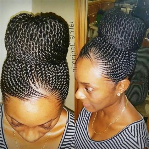 70 Cute African American Braids Updo Hairstyles For Old Mens