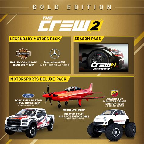 Buy The Crew 2 Gold Edition For Ps4 Xbox One And Pc Ubisoft Official