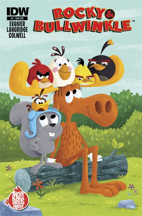 Previewsworld Rocky And Bullwinkle 4 Of 4 Subscription Var Angry Birds