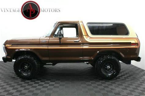 1979 Ford Bronco Rare Free Wheeling 4 Speed For Sale Ford Bronco