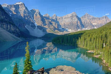 Canada Banff National Park Valley Of The Ten Peaks Moraine Lake