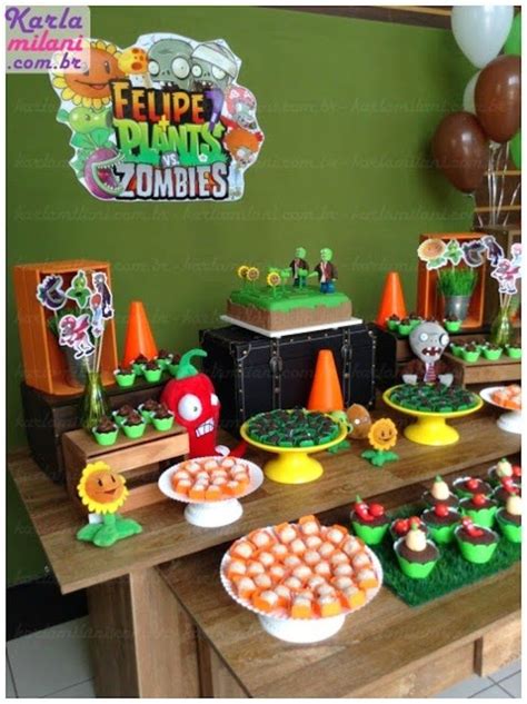Plants Vs Zombies Themed Birthday Party Via Kara S Party Ideas