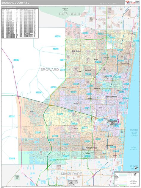 Broward County FL Map