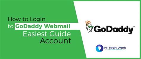 How To Login To Godaddy Webmail Account Easiest Guide