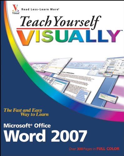 Teach Yourself Visually Word 2007 Marmel Elaine 9780470045930