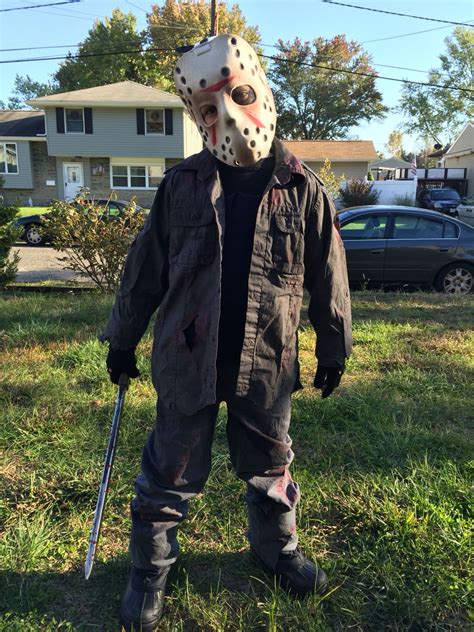 Home Made Jason Voorhees Costume Idea Horror Halloween Costumes