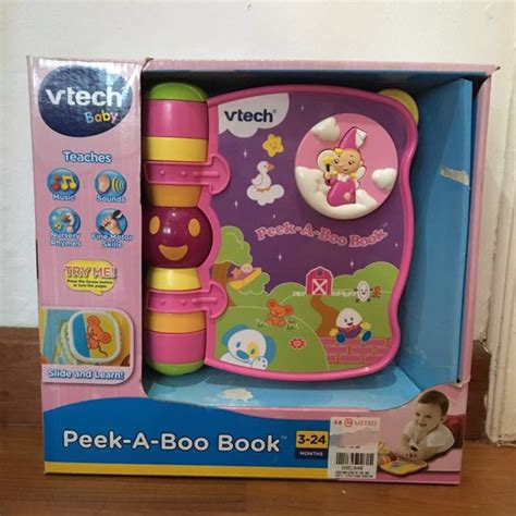 Vtech Baby Peek A Boo Book Babies And Kids Infant Playtime On Carousell