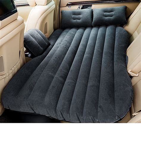 Inflatable Car Back Seat Mattress Protable Travel Camping Air Bed Rest