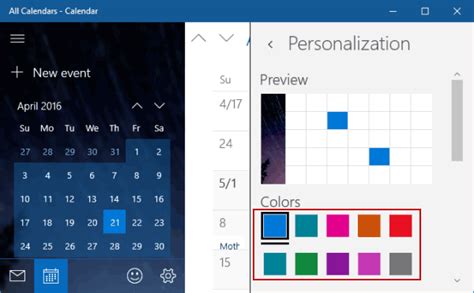 If you have a white background and do not want to use high contrast settings ( because they change a lot of other things), try this solution that did work for me. How to Change Calendar Color on Windows 10