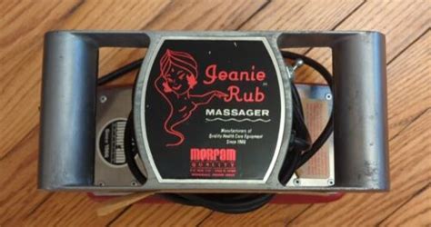 Vintage Morfam Jeanie Rub Genie Massager Single Speed M69 315a Red Works Ebay