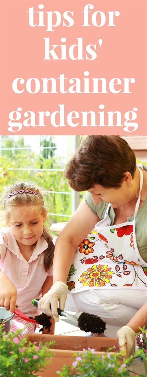 Tips For Kids Container Gardening Mommy Moment
