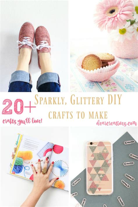 20 Sparkly Glittery Diy Crafts To Make With Glitter