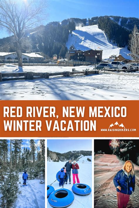 Red River New Mexico In Winter Raising Hikers