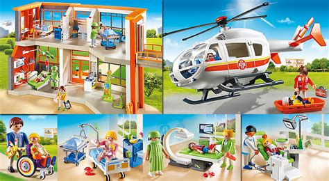 Playmobil Krankenhaus: Kinderklinik und Rettungswagen - O ...