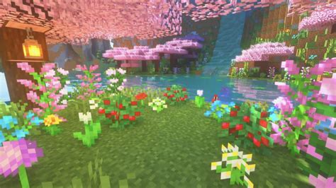 Cherry Blossom Biome Minecraft