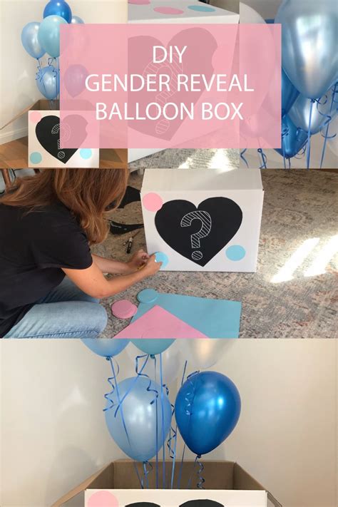 How To Make A Gender Reveal Balloon Box Easy Step By Step Guide