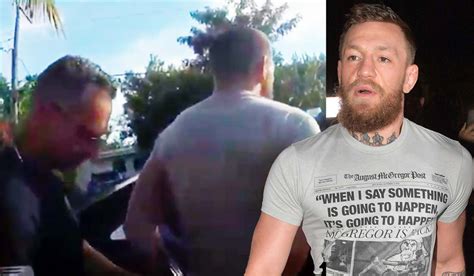 New Police Bodycam Footage Shows Conor Mcgregor Arrest In Miami Extra Ie