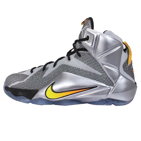 Nike Lebron Xii Gs Flight 12 Kids Basketball Sneakers New Grey 55y