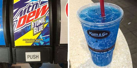 Mountain Dews New Atomic Blue Flavor Is At A Soda Machine Near You