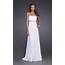 Elegant White Prom Dress La Femme  Fashion Faxo