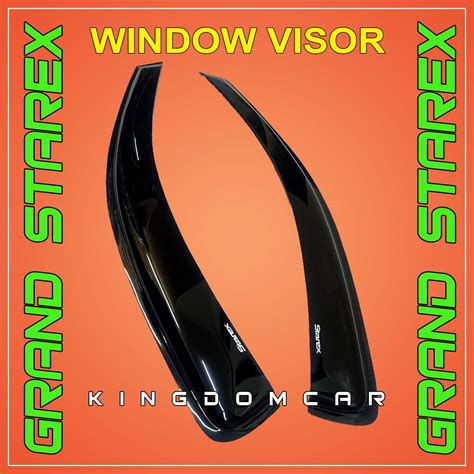 Window Visor Rain Guard For Grand Starex 2008 To 2021 Models Lazada Ph