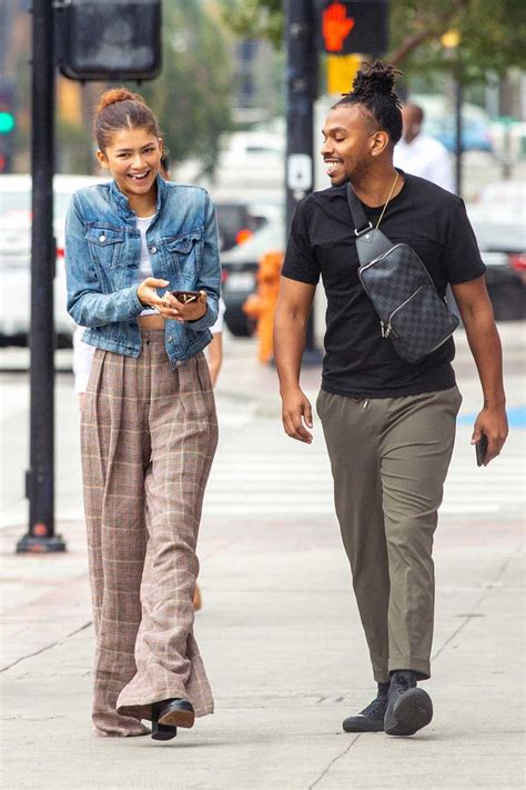 Zendaya is close to her older siblings, and she speaks highly of. Zendaya Out with Her Brother Austin Leaves the Granville ...