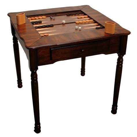 Wood Expressions Elegant Chess Checkers And Backgammon Table And Reviews