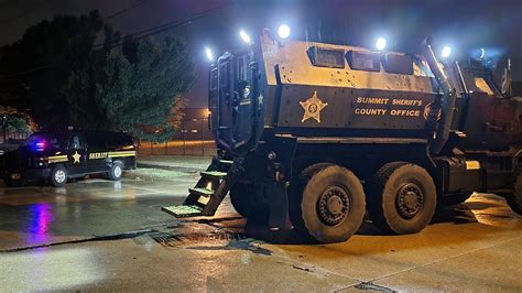 jayland walker protests summit swat vehicles sent to county jail