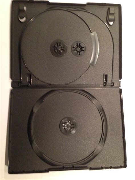Dvddoosjebe 1000 Dvddoosjes Voor 4 Dvds 14mm Standaard Zwart